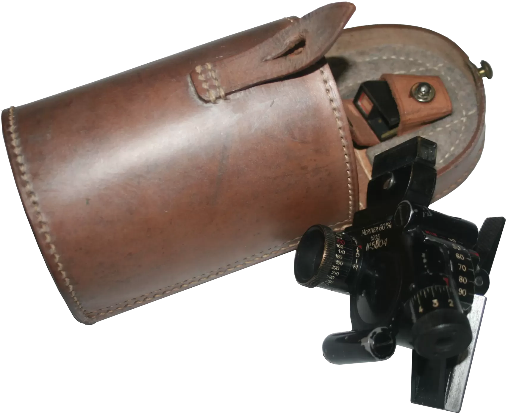 Ligne Maginot - Mortier de 60 mm Brandt modèle 1935 (60 mle 1935) - Appareil de pointage
